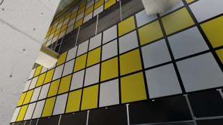 Yellow black wall toilet bauhaus - a toilet free wallpaper