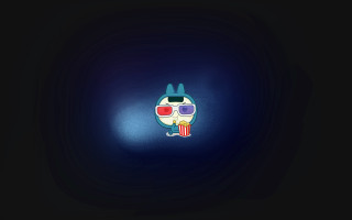Cartoon sunglasses drink hologram IMAX - craola free wallpaper