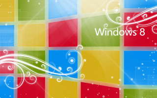 Colorful wave bubbles windows8 computerart - the middle of it free wallpaper