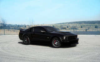 Black mustang lake hill 3d - matte finish free wallpaper for desktop