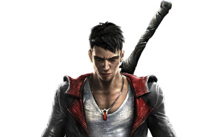 Man leather jacket sword serious - du jin free wallpaper