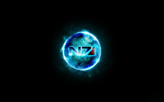 Blue black red arrow space - circle free wallpaper