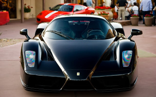 Black sports car red car - matte finish free wallpaper for desktop