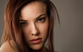 Woman long hair brown shirt 2 - aramenta dianthe vail free wallpaper