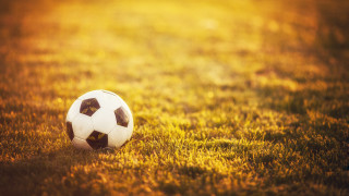 Soccer ball autumn leaves fireworks - athletic free wallpaper