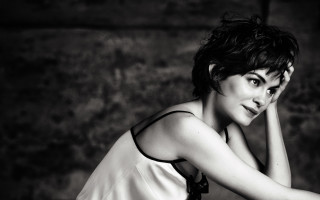 Woman tie blackandwhite anna haifisch - a tie free wallpaper