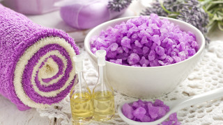 Purple sugar towel oil lavender - a bowl free wallpaper
