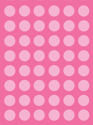 Pink background white circles dots - white dot free wallpaper