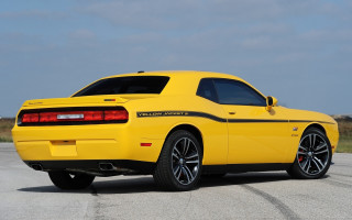 Yellow sports car clouds road - a yellow sports car free wallpaper