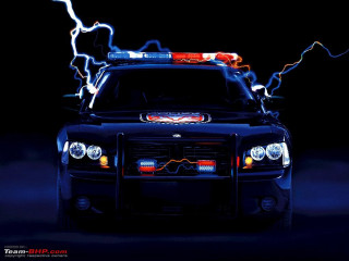 Black truck red light lightning - a black truck free wallpaper