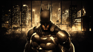 Batman cityscape night gothic armor - a batman free wallpaper