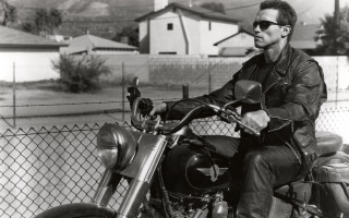 Man motorcycle fence eyepatch sunglasses - him free wallpaper