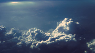 Sky clouds sunset ocean horizon - a view of the sky free wallpaper