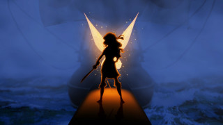 Cartoon character pier sword angel - glowing free wallpaper
