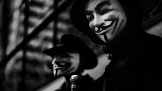Creepy mask microphone neoism cinematic - neoism free wallpaper