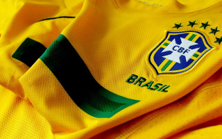 Brazil jersey star stripe typographic - national free wallpaper