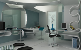 Room desk chair monitor laptop - edi rama free wallpaper