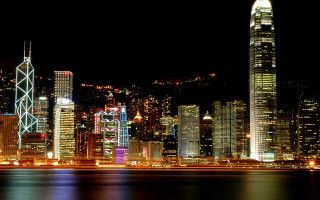 Tokyo night cityscape ferriswheel bridge 3 - cui bai free wallpaper