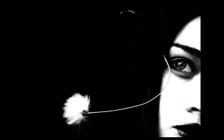 Woman earbuds gothic ambient occlusion - her ear free wallpaper for desktop