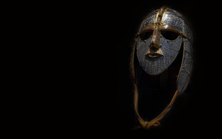 Gold decorated mask medieval bronze - edward otho cresap ord ii free wallpaper