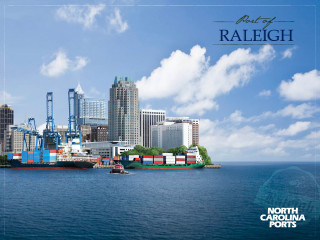 Cargo ship city water blue - free ship wallpaper
