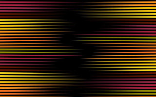 Black background multicolored pattern opart - bridget riley free wallpaper
