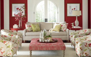 Living room red wall white - a red wall free wallpaper