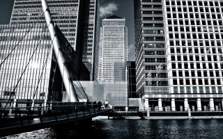 Cityscape bridge ferriswheel honeycomb tokyo - christopher wren free wallpaper