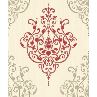 Red white wallpaper design side - an art deco painting free wallpaper