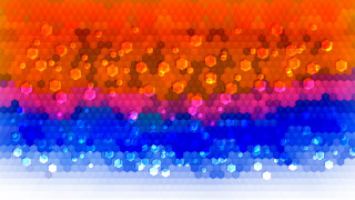 Colorful hexagons dots geometric pixel - hexagonal free wallpaper
