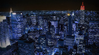 City lights night ferris wheel - city free wallpaper