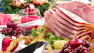 Holiday foods candle decorations wine - decoration free wallpaper