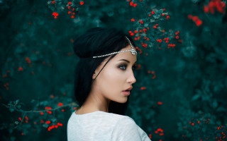 Anka zhuravleva gothic fashion berry - red berry free wallpaper