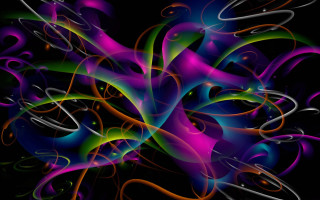 Colorful abstract black background vibrant - free abstract wallpaper