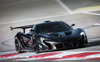 Black sports car race track 6 - the front of its free wallpaper