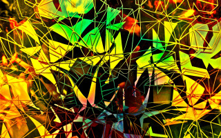Vase flower table abstract colorful - liam brazier free wallpaper