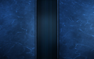Blue door abstract underwater pool - a black door free wallpaper