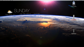 Earth view sun background sunday - a view of the earth free wallpaper