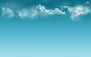 Plane flying sky clouds blue 5 - a matte painting free wallpaper