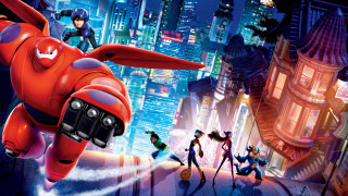 Cartoon flying city night redplane - other character free wallpaper