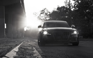 Car street building headlight night - andrew law free wallpaper