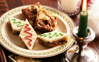 Cake plate candle pastel food - the side of the plate free wallpaper