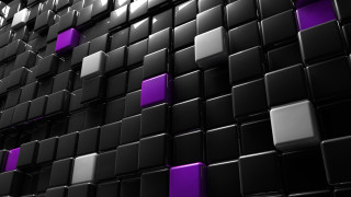 Large wall purple black white - square free wallpaper