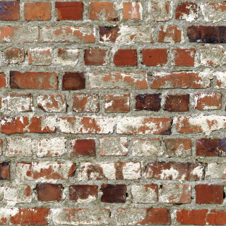 Brick wall paint chipping clock - clock free wallpaper
