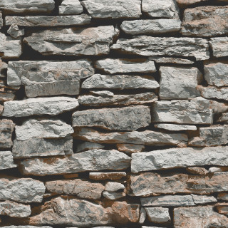 Stone wall clock side clock - the side of its free wallpaper