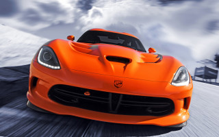 Sports car snowy mountains cloudy - the mountain free wallpaper