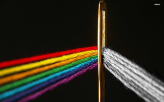Rainbow light gold object black - gold free wallpaper