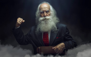 Old man white beard red - a long white beard free wallpaper