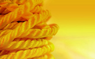Yellow rope closeup blurry background - academic art free wallpaper