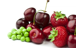 Cherry grapes berries food precisionism - boetius adamsz bolswert free wallpaper for desktop